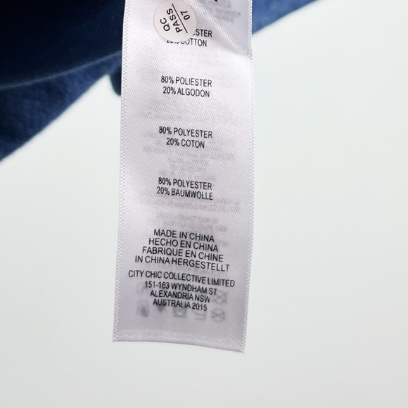 NWT City Chic Lounger Fleece Button Down Shacket Shirt Jacket - Picture 8 of 8